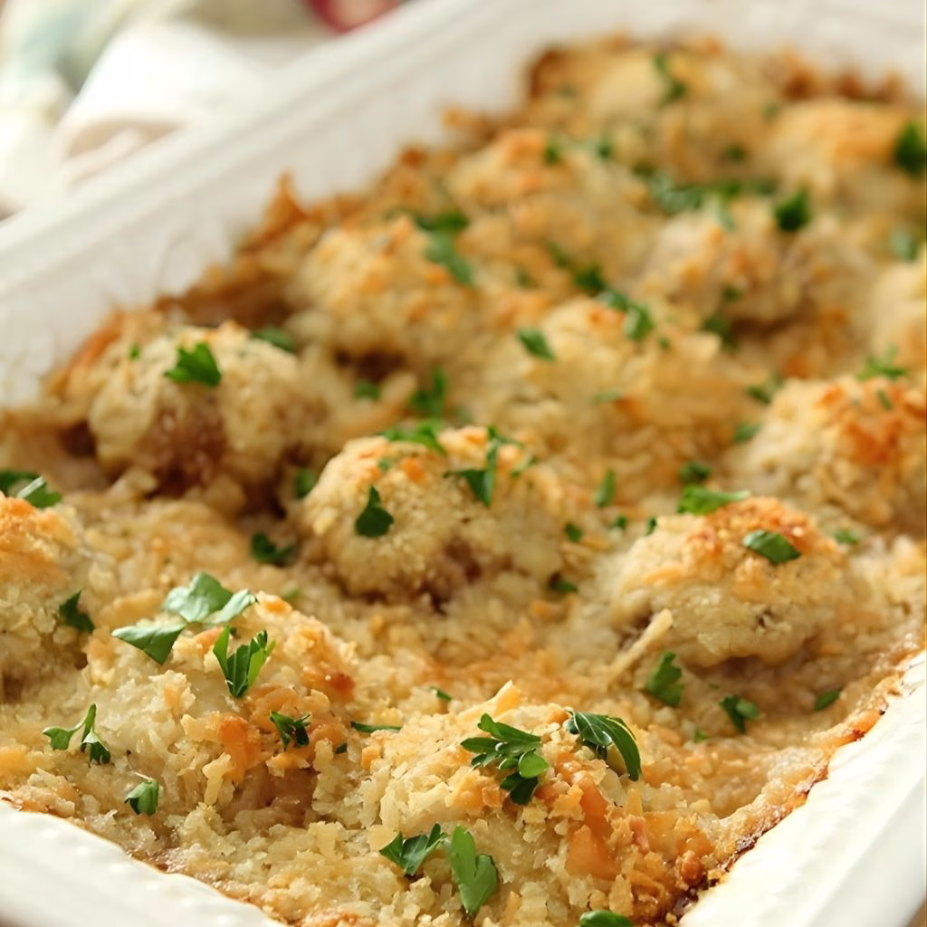 Baked Mushrooms in Parmesan Cream Sauce Recipe