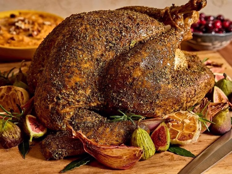 Salt and Pepper Rubbed Fried Turkey