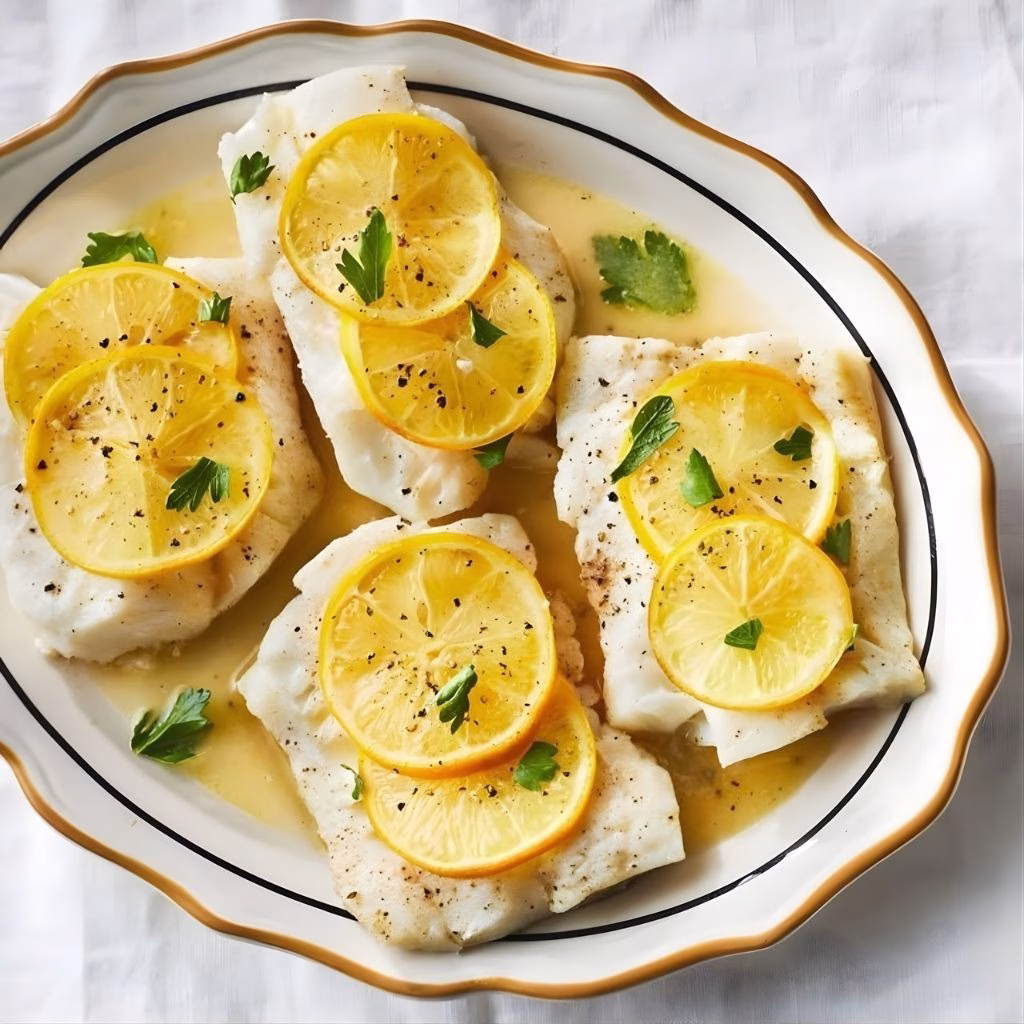 Baked Cod with Lemon and Garlic Recipe