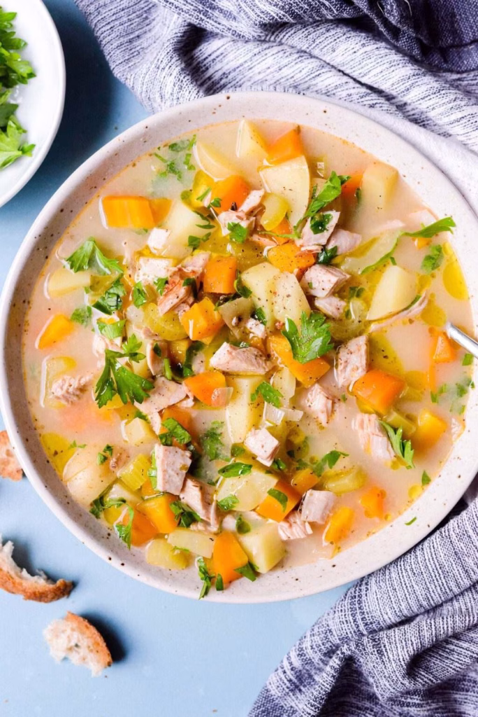 Crockpot Turkey Soup