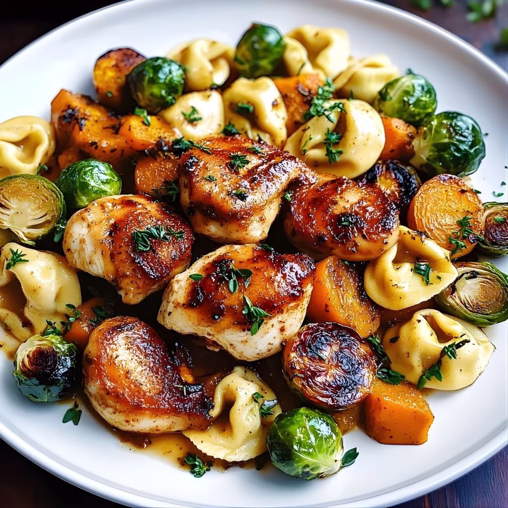 Autumn Chicken Dinner with Roasted Vegetables Recipe