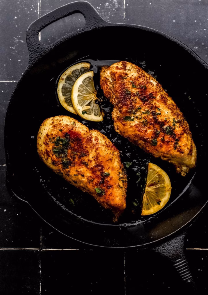Cast-Iron Baked Bone-In Chicken Breast
