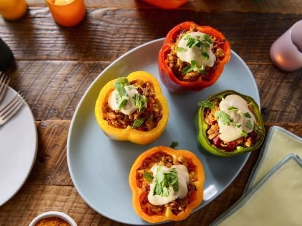 Shawarma Stuffed Peppers