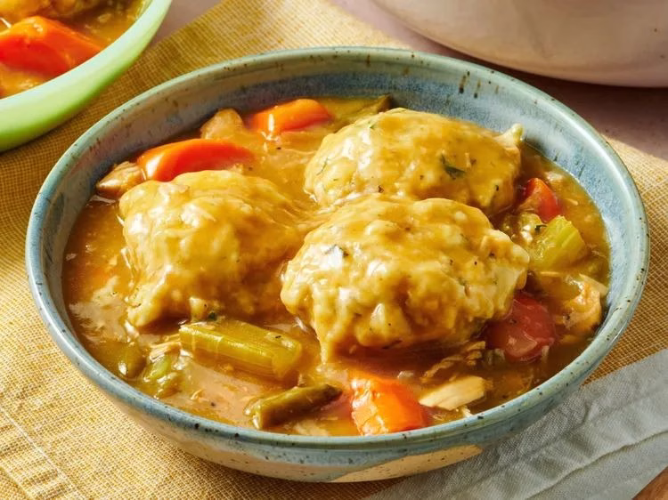  Turkey Stew with Dumplings