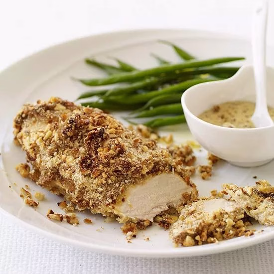  Mustard and Pretzel-Crusted Turkey