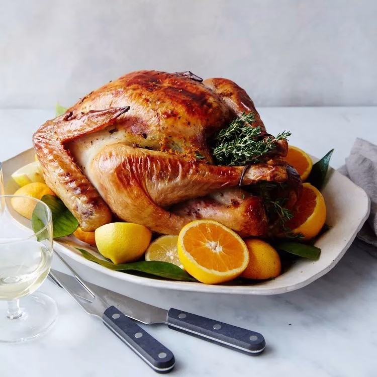 Citrus and Herb Butter Roasted Turkey
