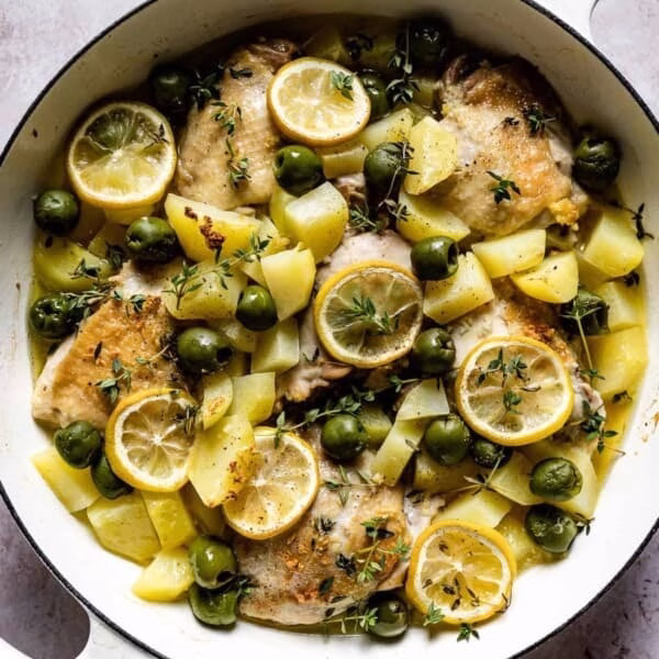 Mediterranean-Style Lemon and Olive Turkey