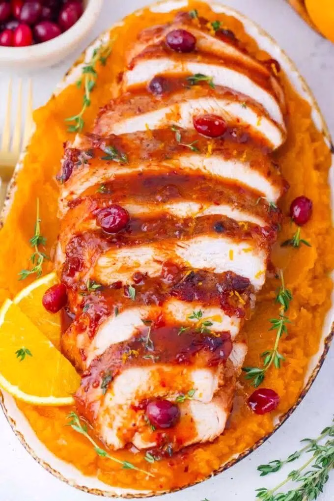 Cranberry-Orange Glazed Turkey