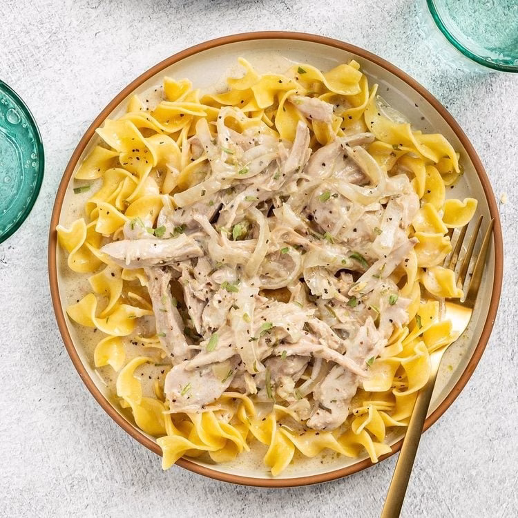 Crockpot Turkey Stroganoff