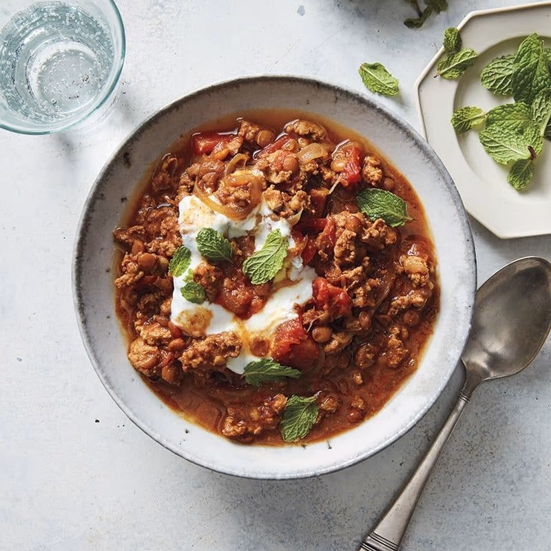 Curried Turkey and Lentil Bake