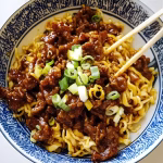 Honey Soy Crispy Beef and Noodles Recipe