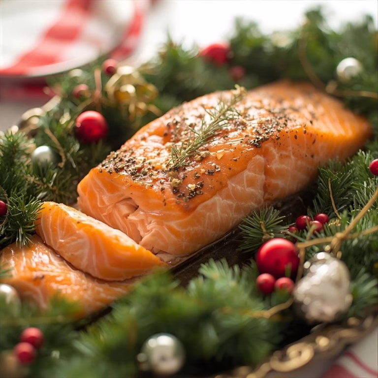 Christmas Baked Salmon Easy Make Ahead Recipe