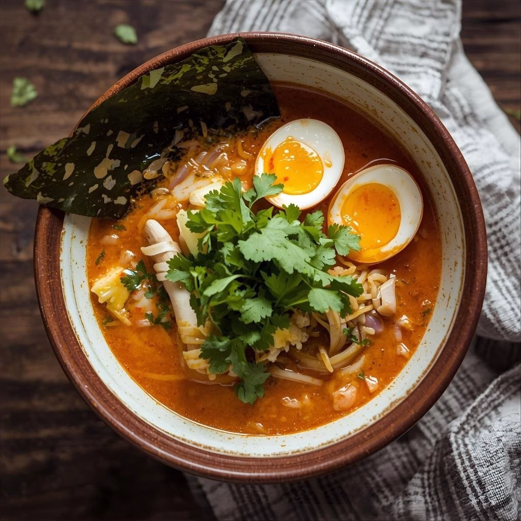 Spicy Coconut Curry Ramen Recipe
