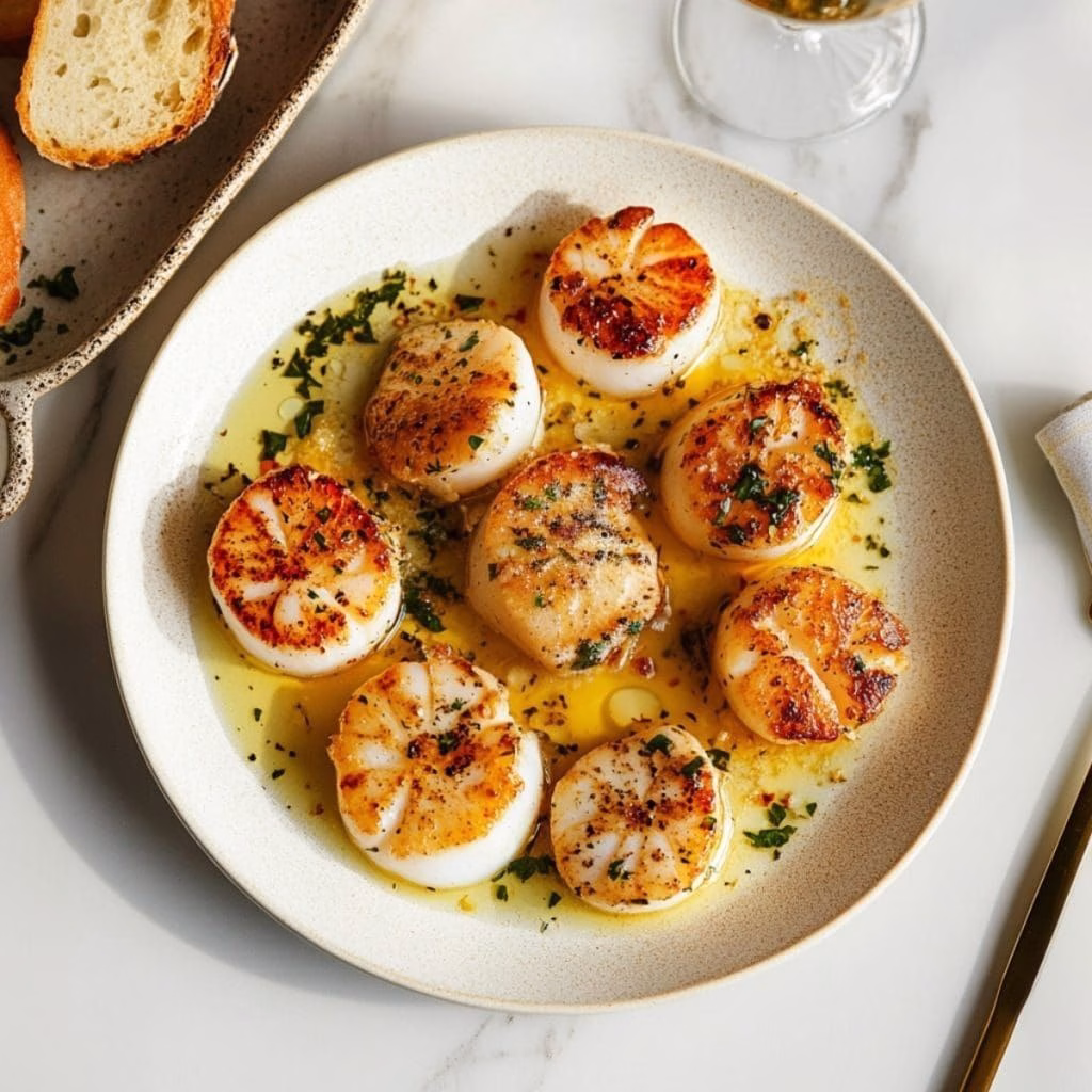 Scallops with Lemon Butter