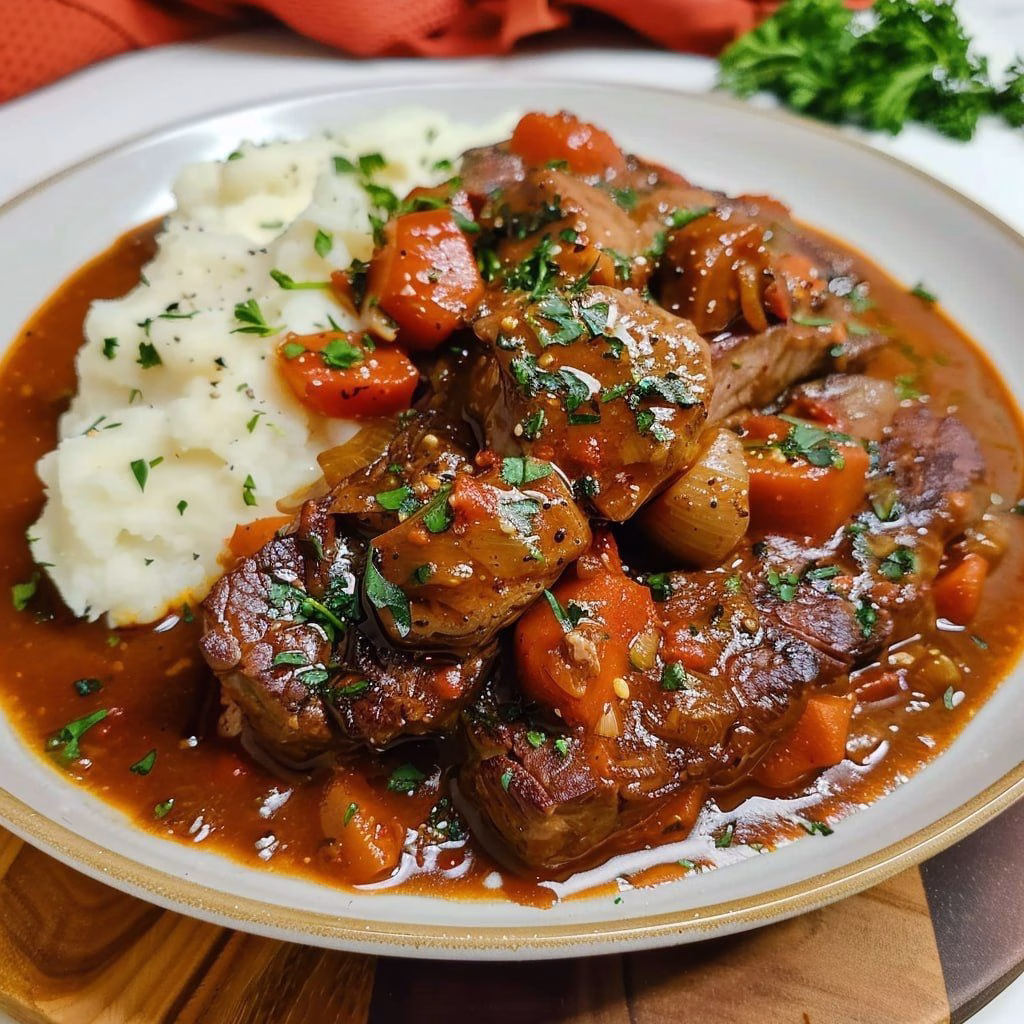 Zesty Tomato and Pepper Swiss Steak