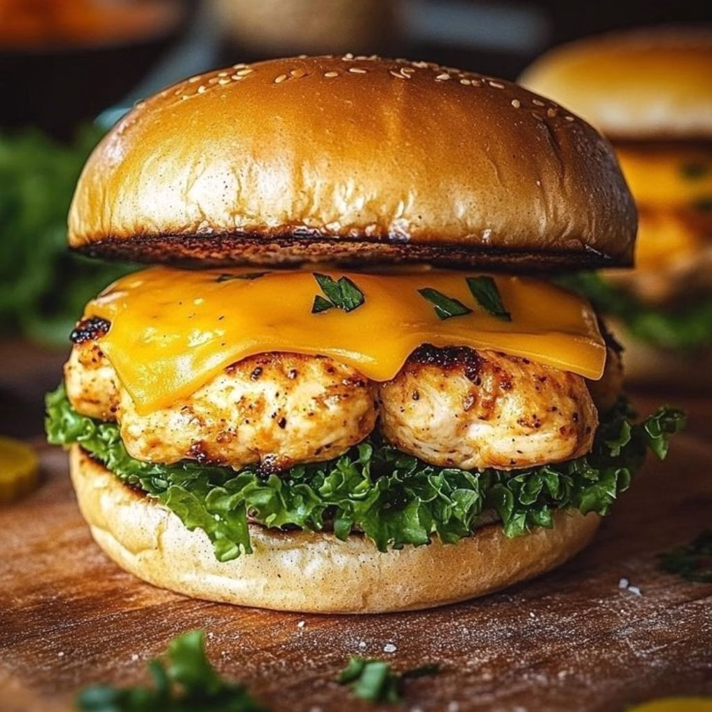 Smash Chicken Burger Recipe
