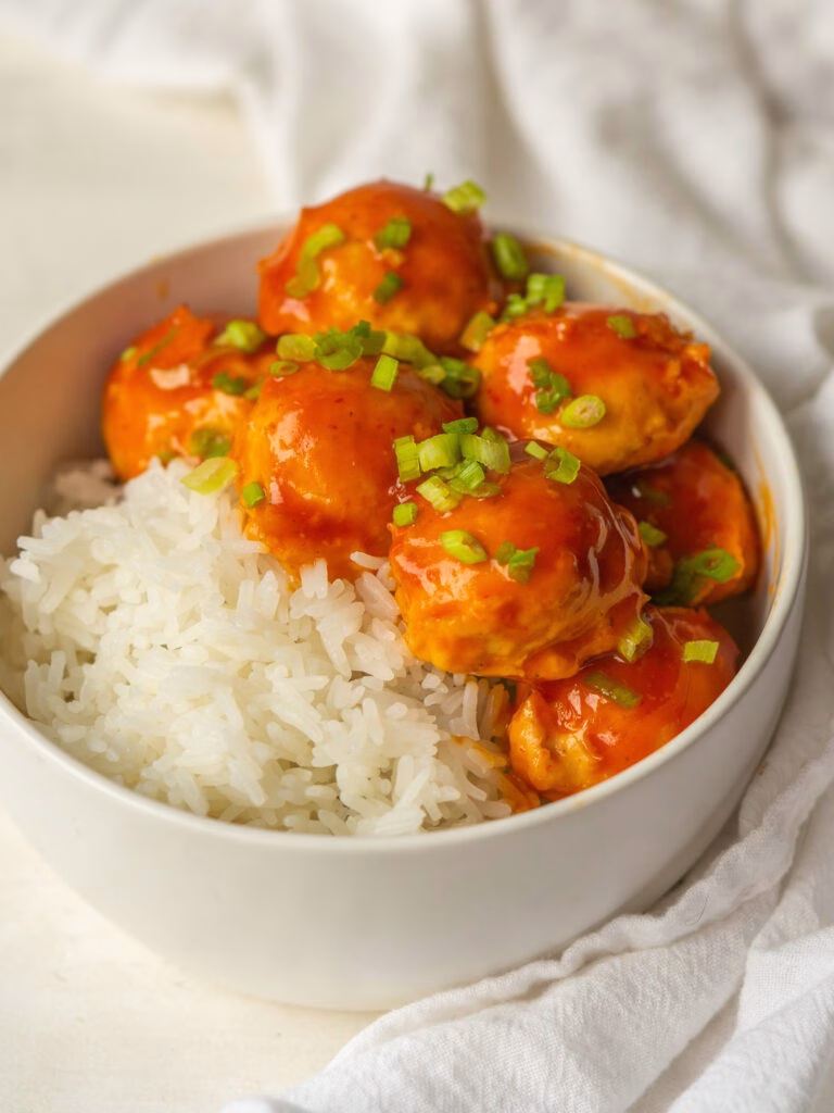Sweet and Sour Chicken Meatballs