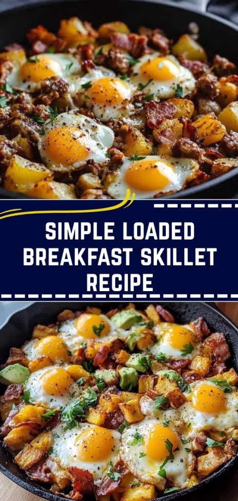Simple Loaded Breakfast Skillet Recipe