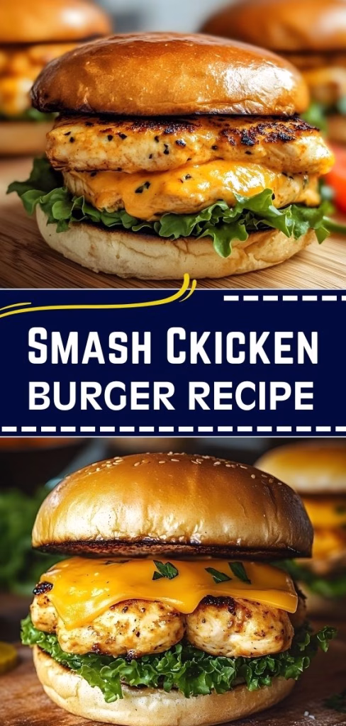 Smash Chicken Burger Recipe
