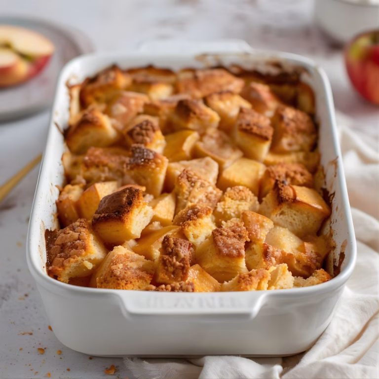 Apple Cinnamon Bread Pudding Recipe