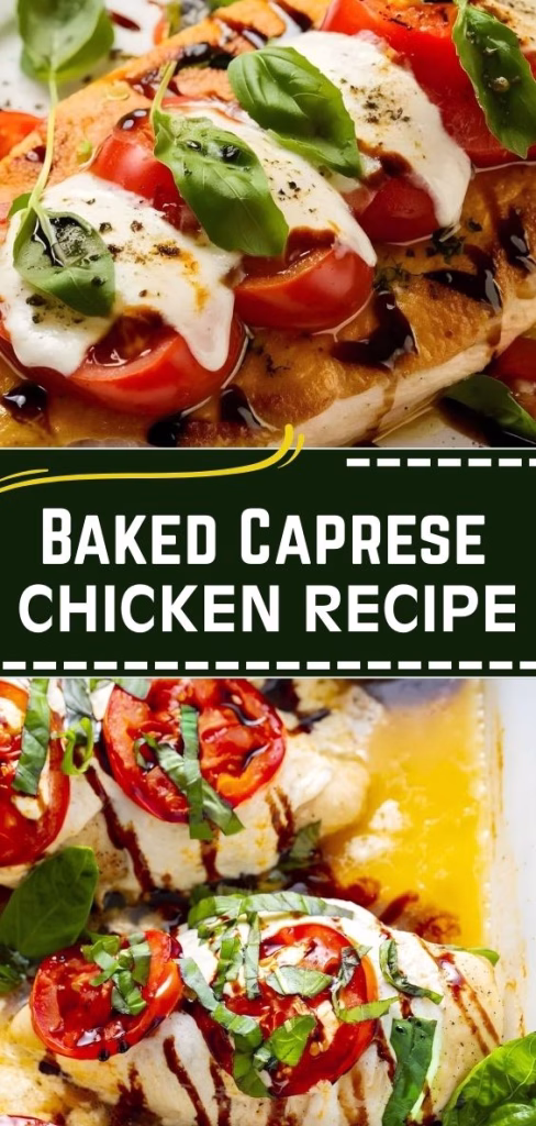 Baked Caprese Chicken Recipe