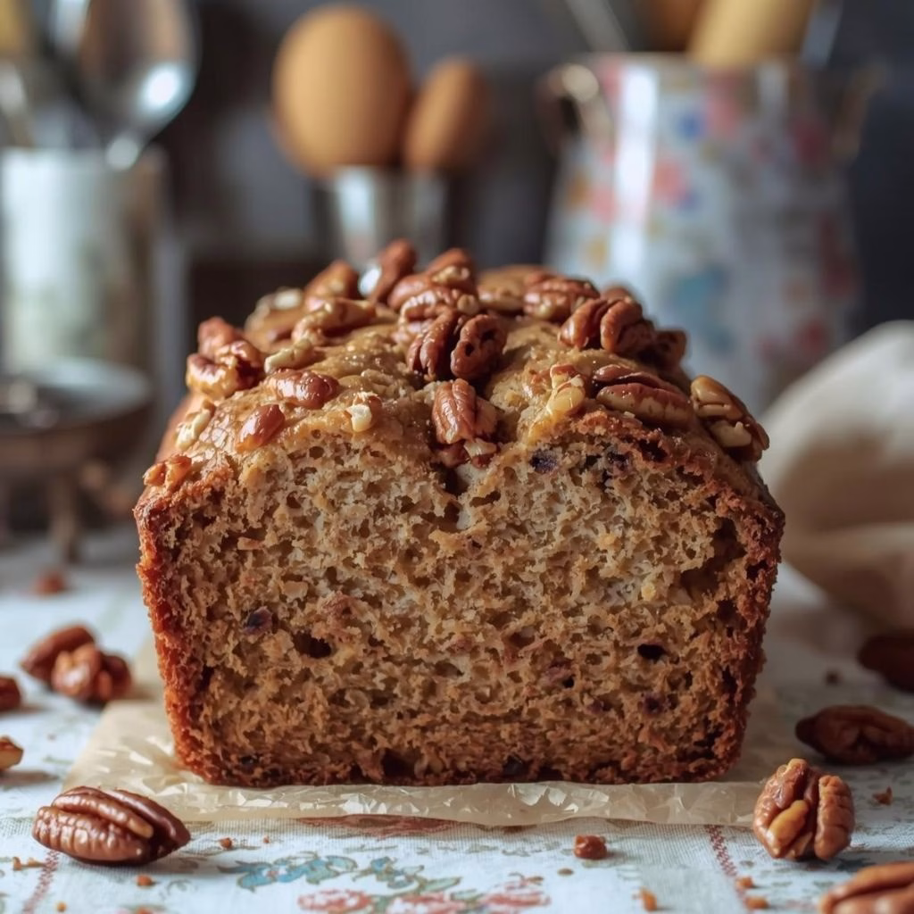 Banana Nut Bread with Pecans Recipe