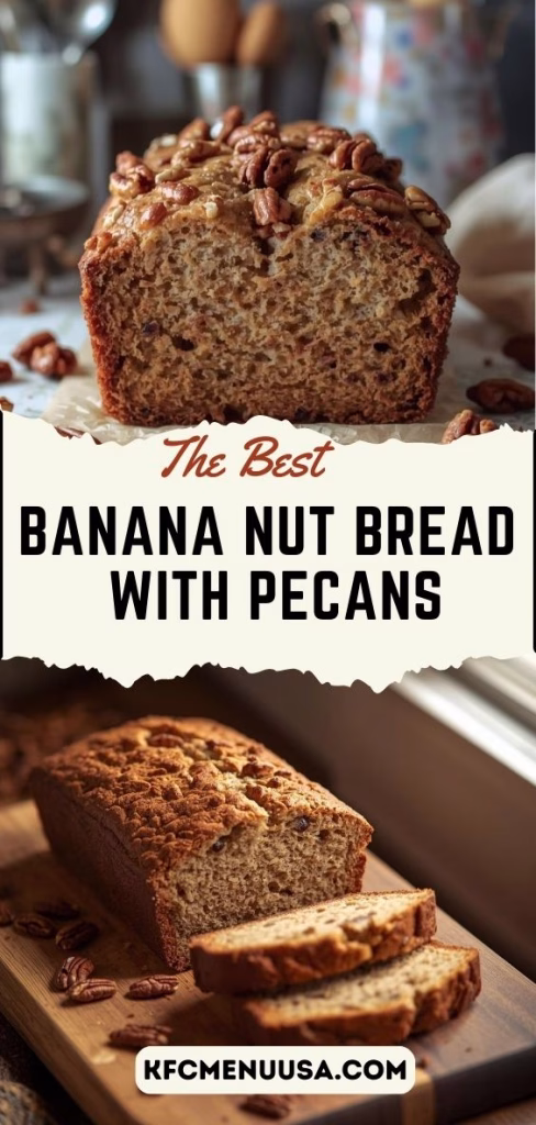 Banana Nut Bread with Pecans Recipe