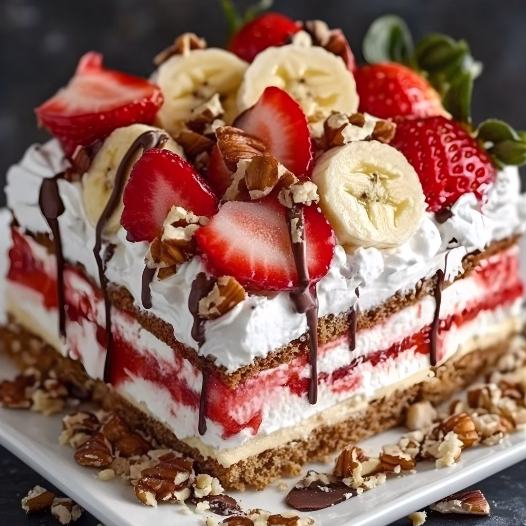 Banana Split Cake Recipe