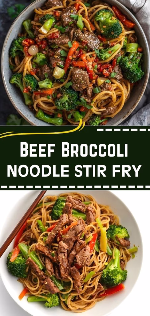 Beef Broccoli Noodle Stir Fry Recipe