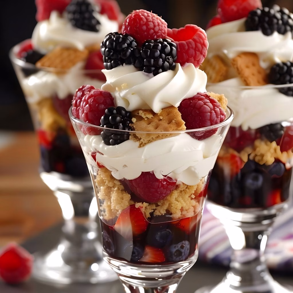 Berry Cheesecake Parfaits Recipe