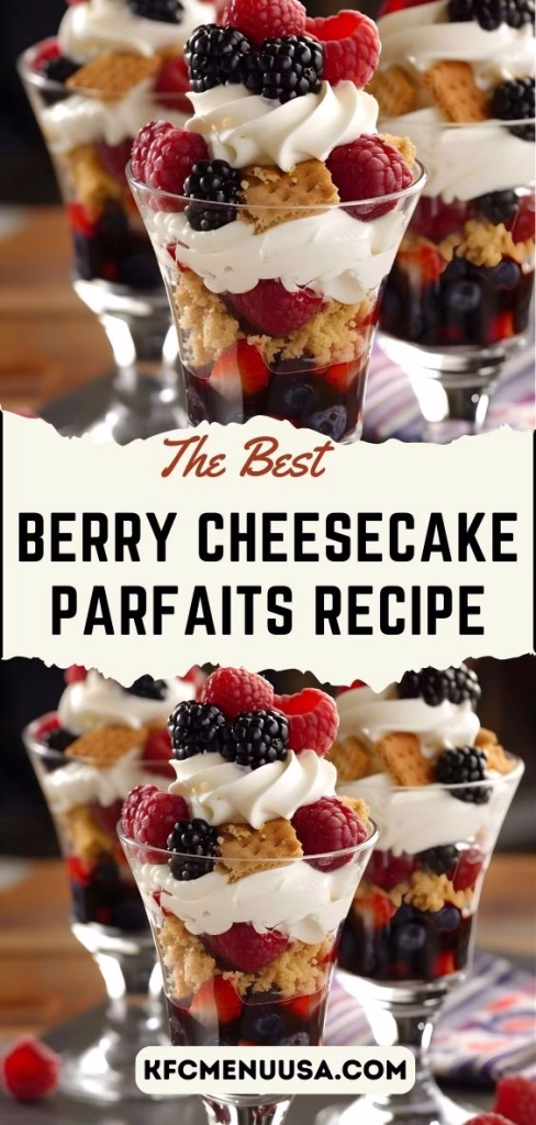 Berry Cheesecake Parfaits Recipe