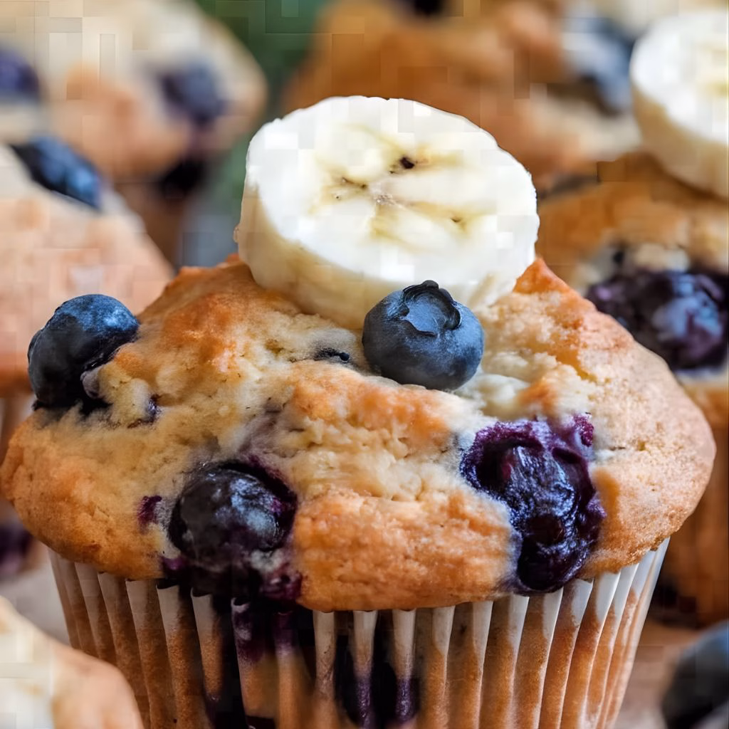 Blueberry Banana Muffins Recipe