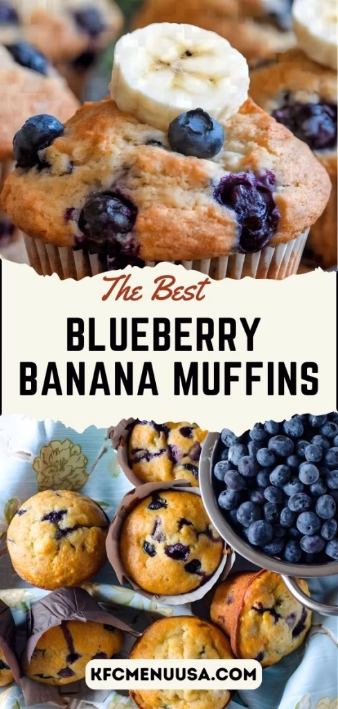 Blueberry Banana Muffins Recipe
