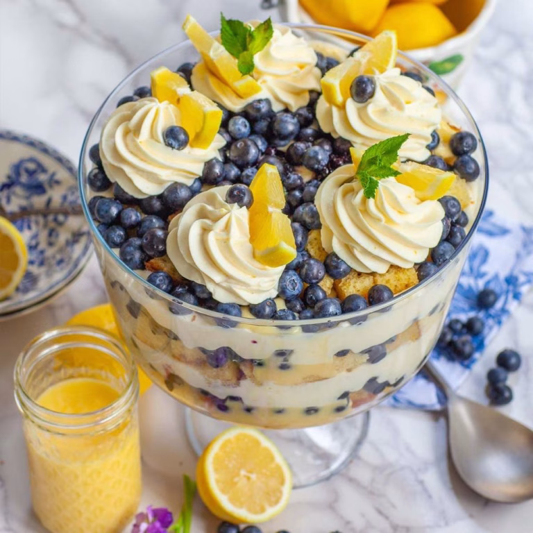 Blueberry Lemon Trifle Recipe