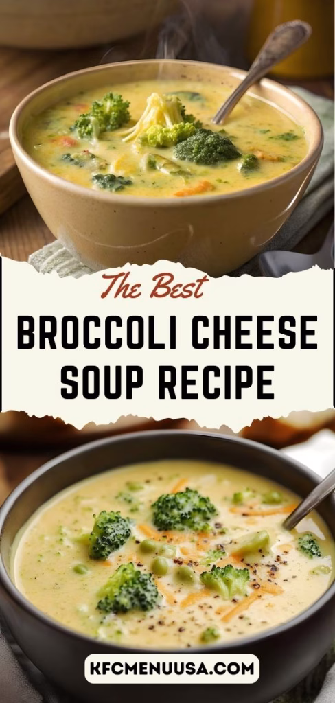 Broccoli Cheese Soup Recipe