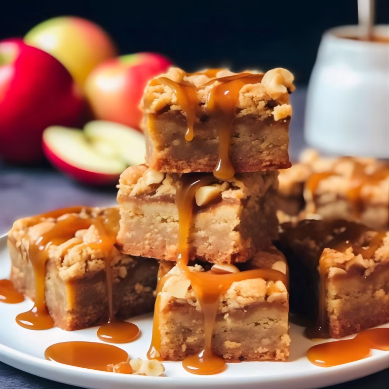 Caramel Apple Blondies Recipe