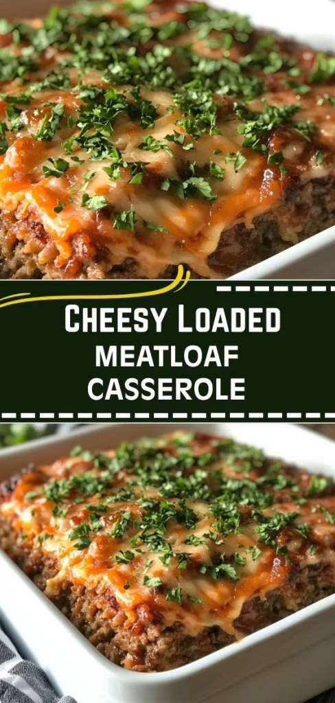 Cheesy Loaded Meatloaf Casserole Recipe