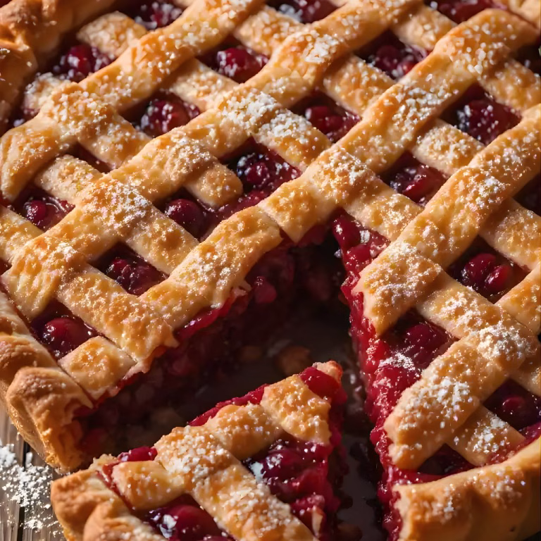Cherry Pie with Flaky Crust Recipe