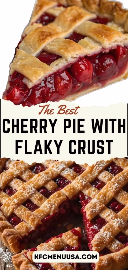 Cherry Pie with Flaky Crust Recipe