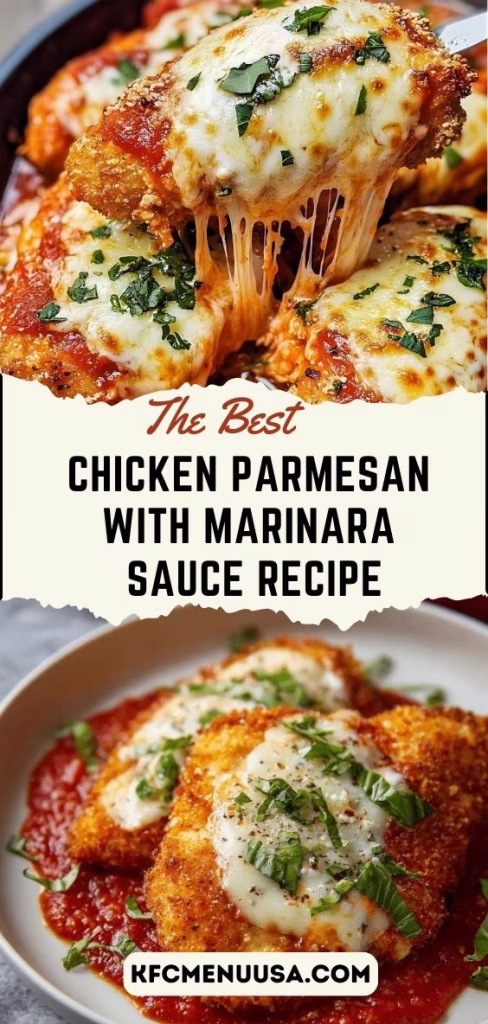 Chicken Parmesan with Marinara Sauce Recipe