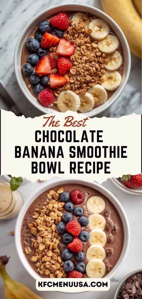 Chocolate Banana Smoothie Bowl Recipe