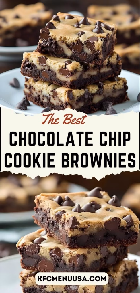 Chocolate Chip Cookie Brownies Recipe