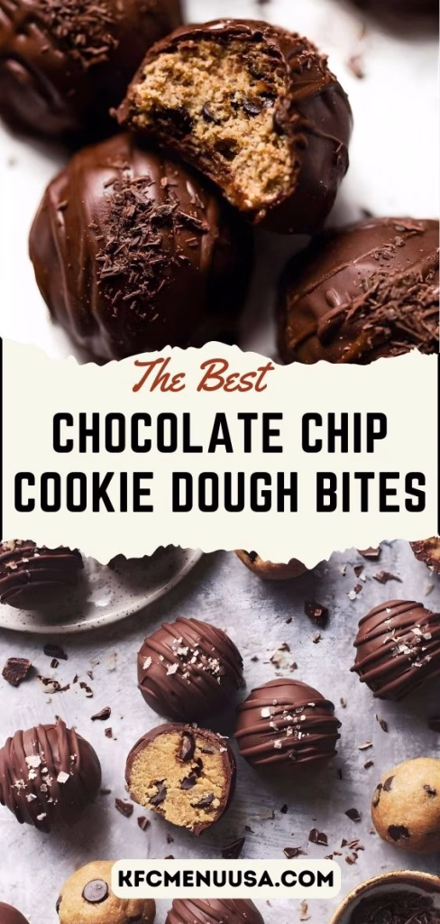 Chocolate Chip Cookie Dough Bites Recipe