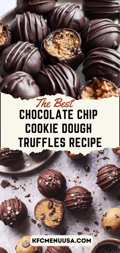 Chocolate Chip Cookie Dough Truffles Recipe