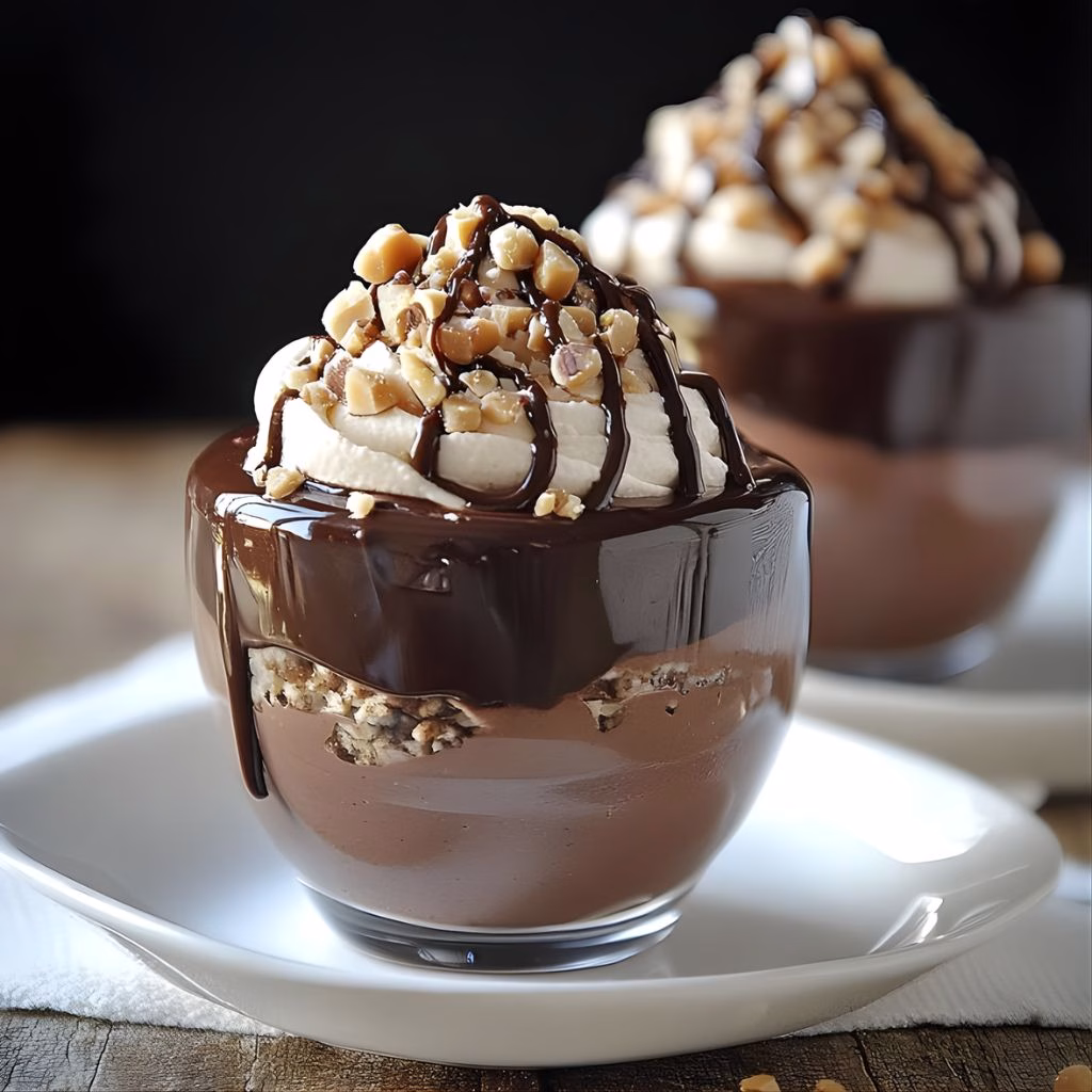 Chocolate Hazelnut Mousse Cups Recipe