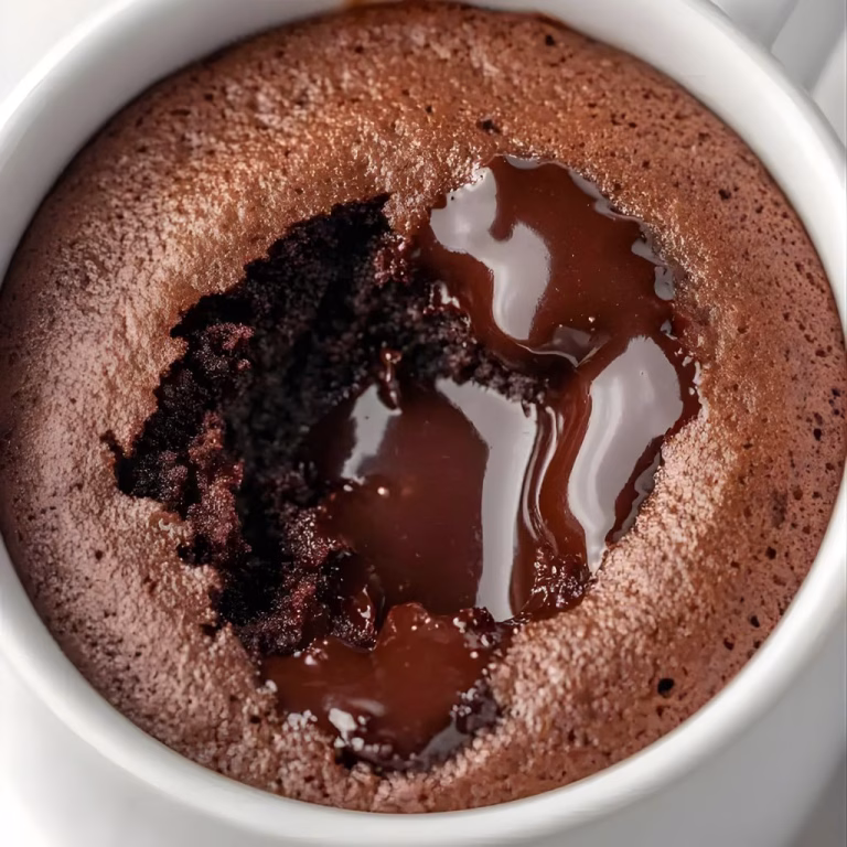 Chocolate Lava Mug Cake for Two Recipe