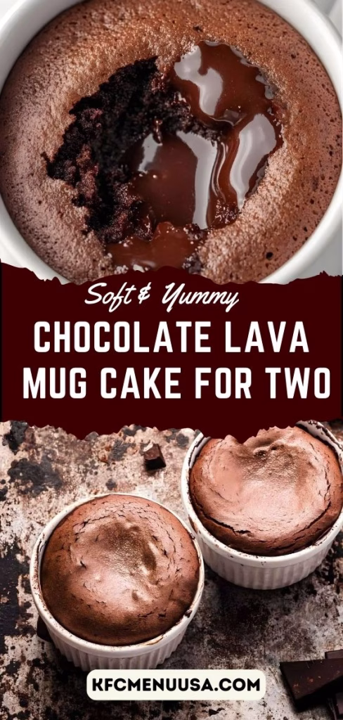 Chocolate Lava Mug Cake for Two Recipe