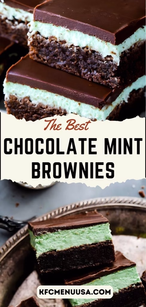 Chocolate Mint Brownies Recipe