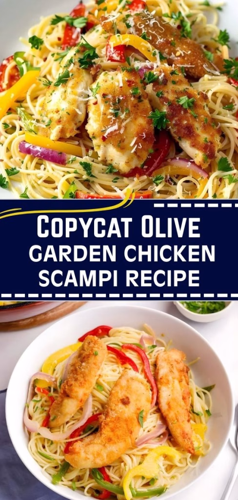 Copycat Olive Garden Chicken Scampi Recipe