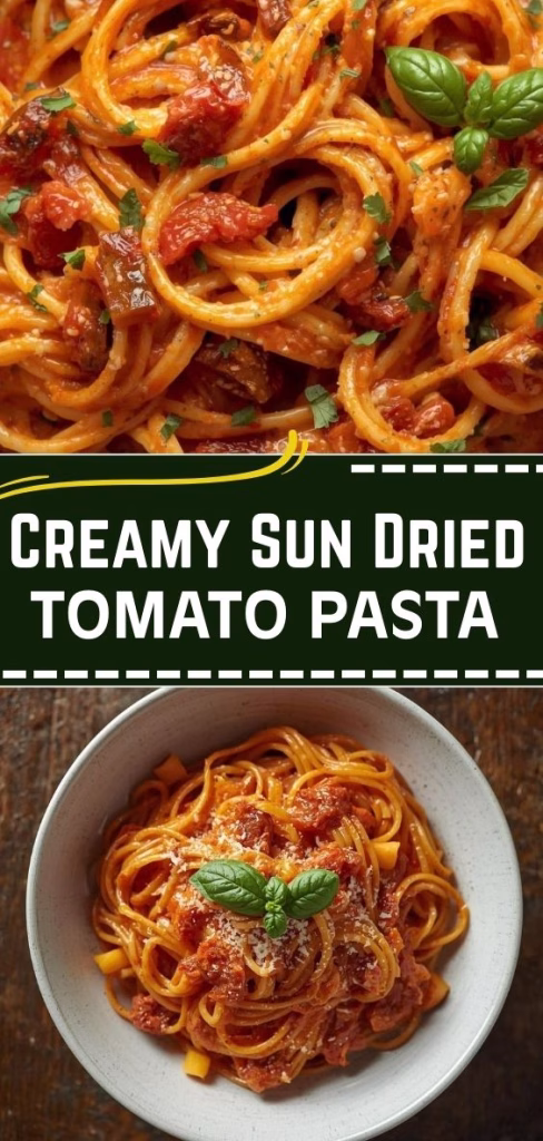 Creamy Sun Dried Tomato Pasta Recipe